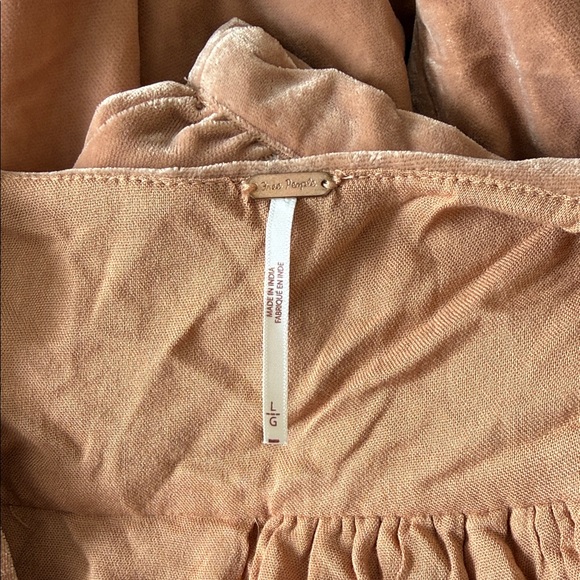 Free People | Estella Velvet Mini Babydoll Dress - L - Picture 4 of 5